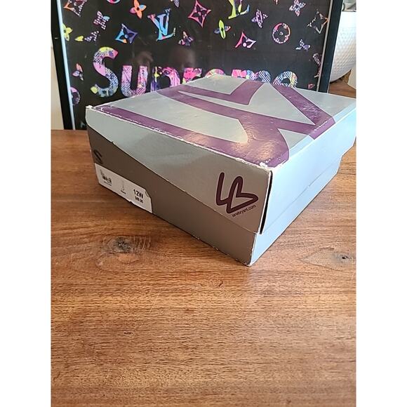 Lane Bryant Black Fabric Knee High Wedge Boots Size 12 - Picture 9 of 9